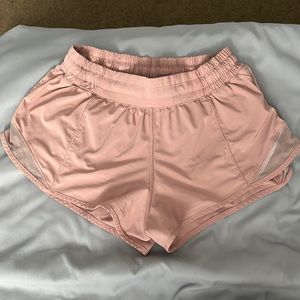 LULULEMON PINK HOTTY HOT SHORTS